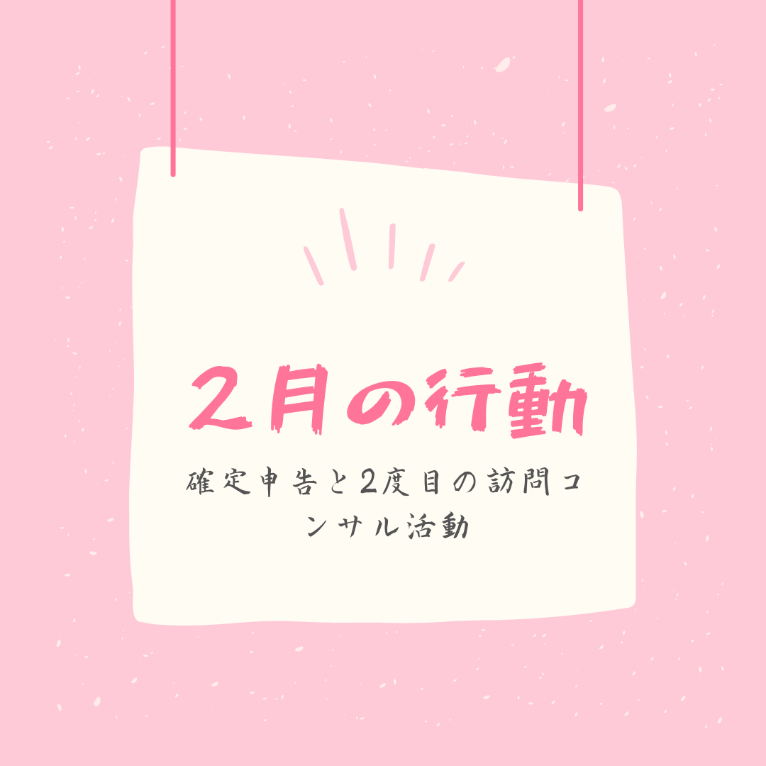 111：「確定申告とコンサル活動２回目」
